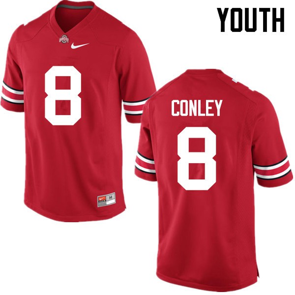 Ohio State Buckeyes #8 Gareon Conley Youth University Jersey Red